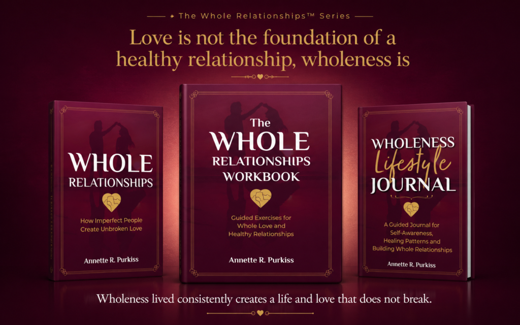 Whole Relationships book, workbook and journal